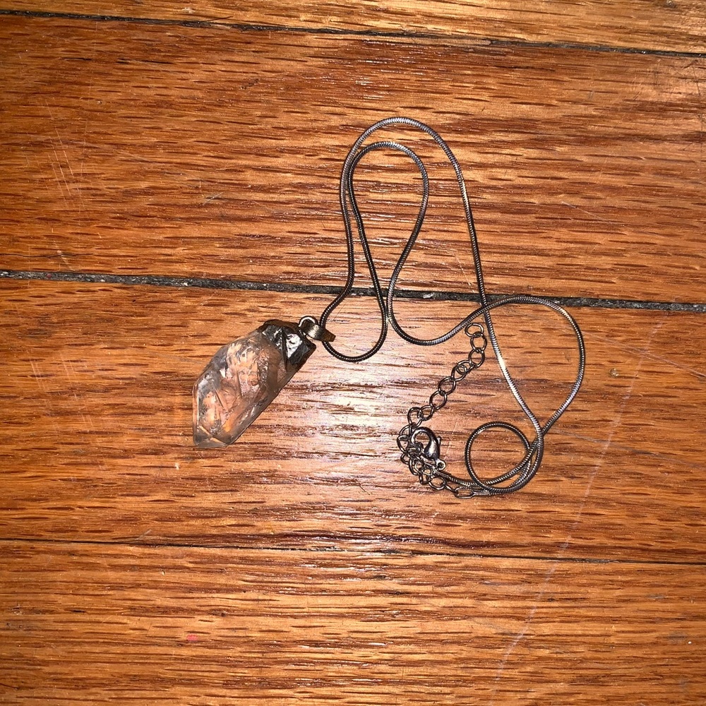 healing crystal necklace